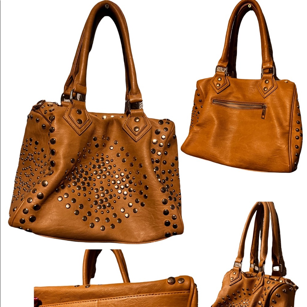 Brown with gold accent bag